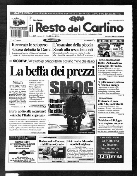 Il Resto del Carlino : giornale dell'Emilia